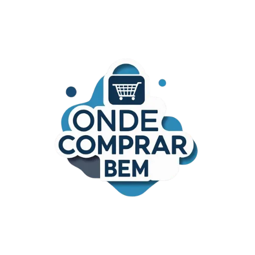 onde comprar bem logo blue and grey